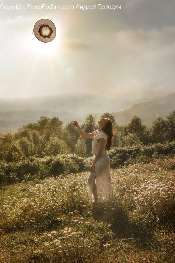 Flare, Light, Clothing, Apparel, Human