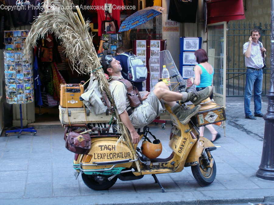 Human, Person, Vehicle, Transportation, Motorcycle