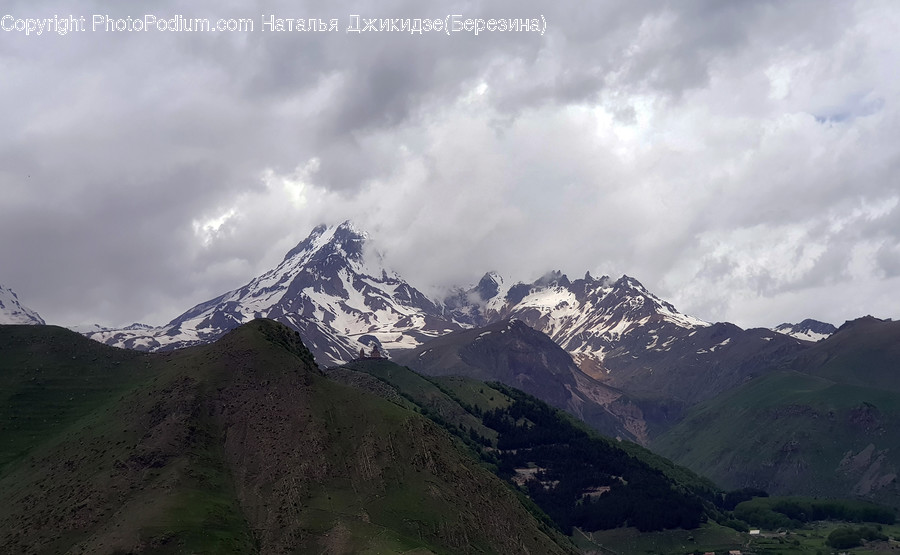 Mountain Range, Outdoors, Nature, Mountain, Peak