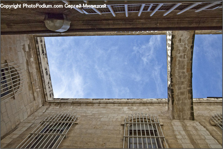 Prison, Deck, Porch, Patio, Pergola, Architecture, Building