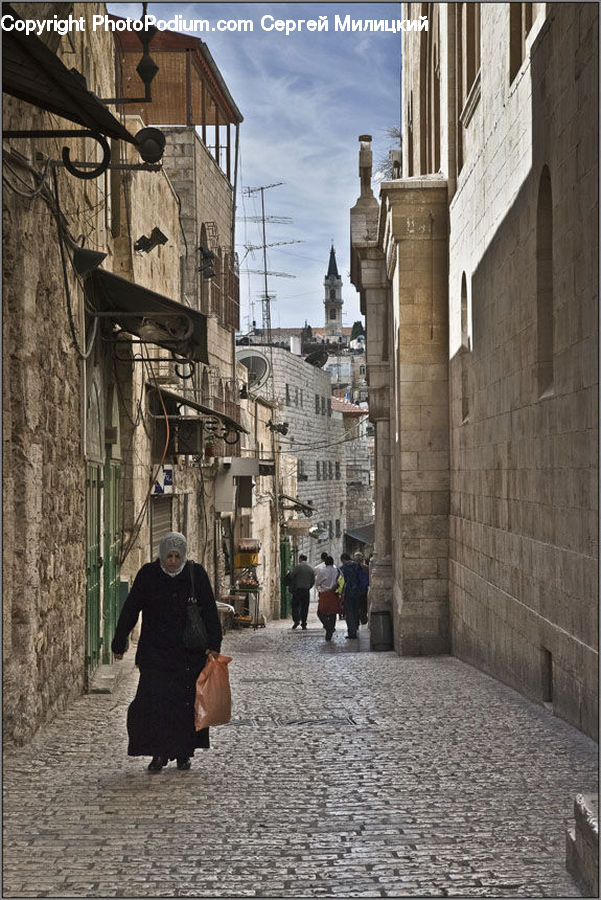 Human, People, Person, Alley, Alleyway, Road, Street