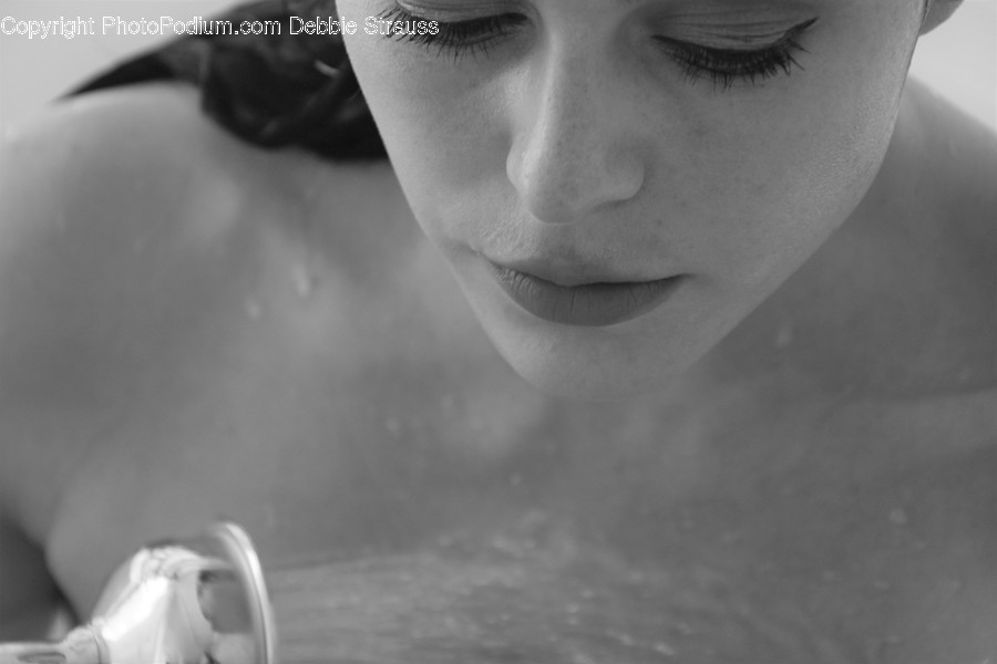 Person, Human, Face, Tub, Head