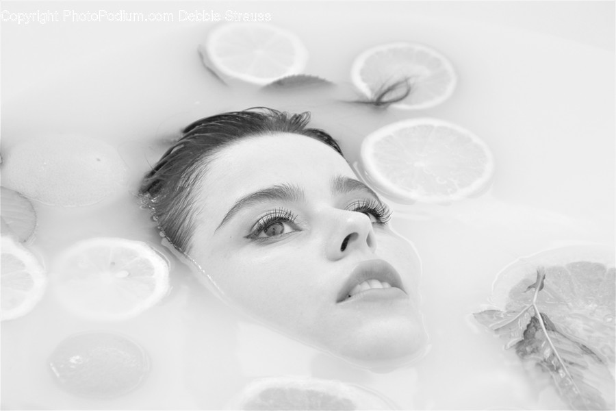 Human, Person, Face, Tub, Bathtub