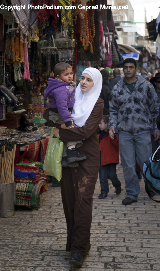 People, Person, Human, Bazaar, Market, Shop, Baby