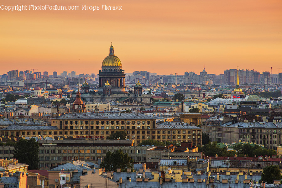 Dome, Building, Architecture, Urban, Metropolis