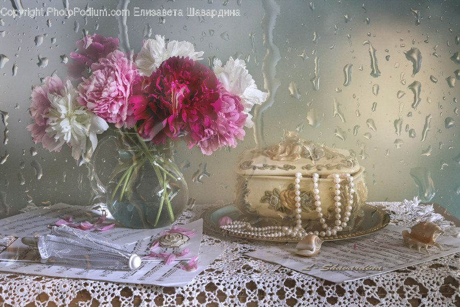 Plant, Blossom, Flower, Peony, Flower Arrangement