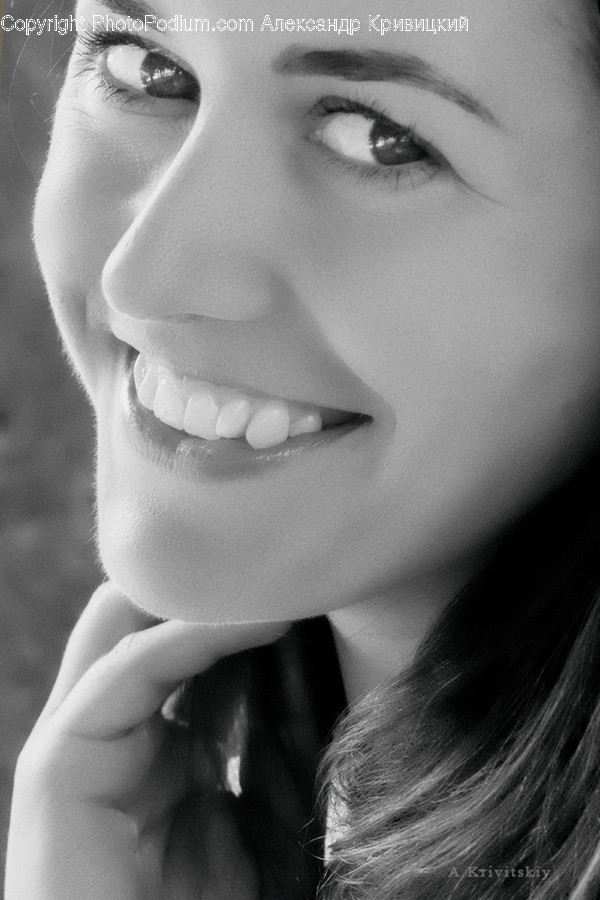 Human, Face, Person, Smile, Dimples