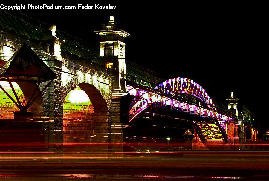 Arch, City, Downtown, Metropolis, Urban, Brick, Architecture