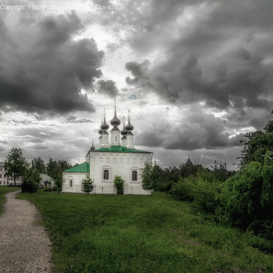 Nature, Weather, Tower, Architecture, Steeple