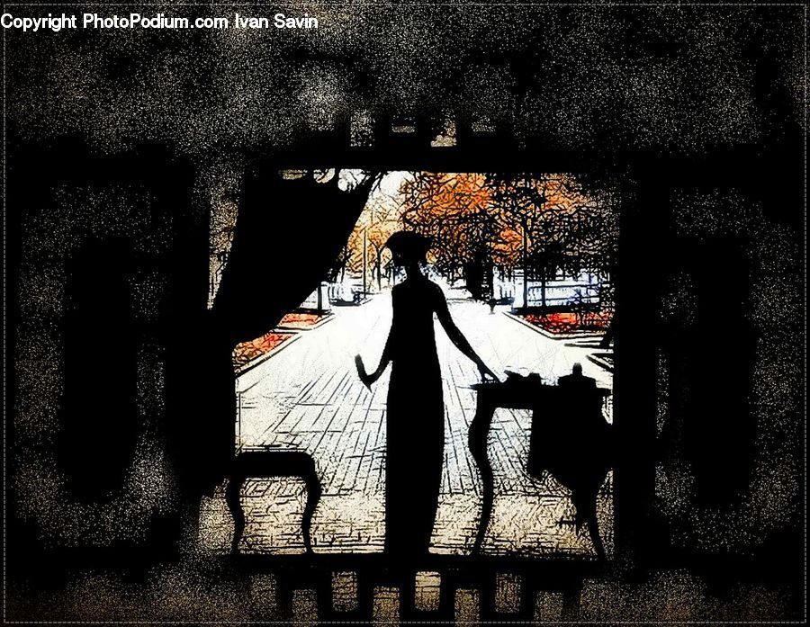 Silhouette, Flyer, Poster, Brochure