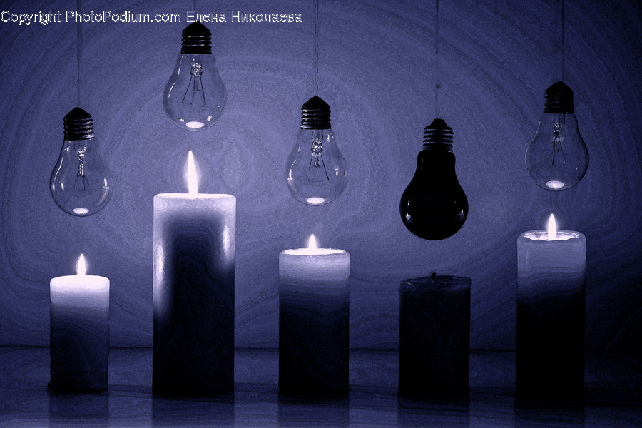 Light, Candle, Lightbulb, Lighting