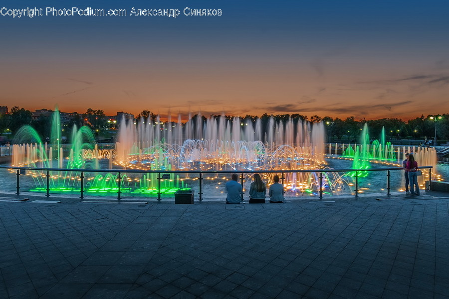 Water, Fountain, Human, Person