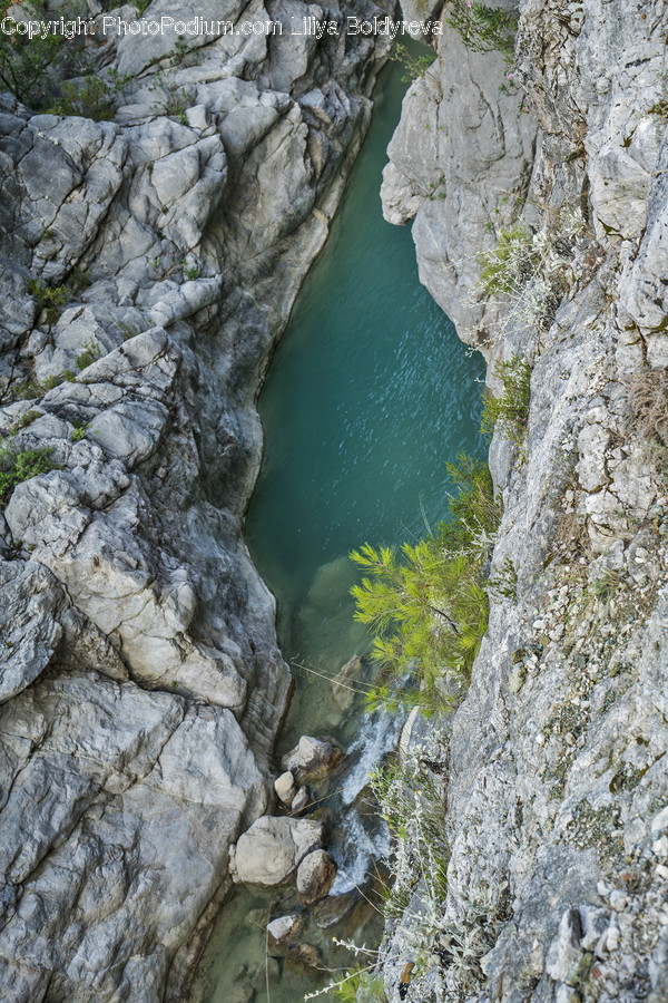Nature, Outdoors, Cliff, Water, Mountain