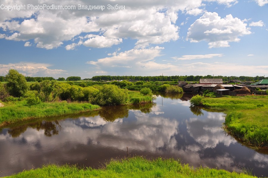Nature, Water, Outdoors, Land, Ditch