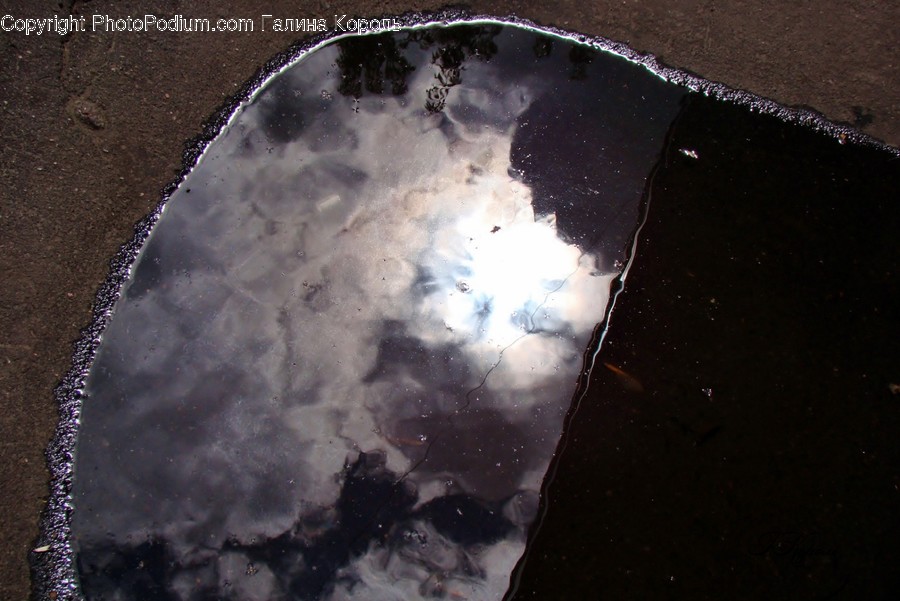 Mineral, Crystal, Puddle, Building, Tar