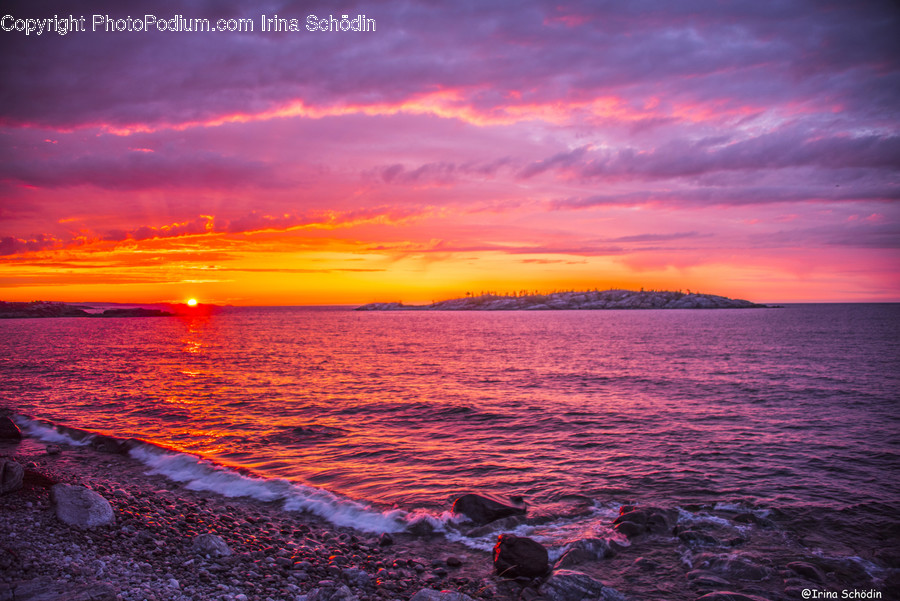 Nature, Outdoors, Red Sky, Dusk, Dawn