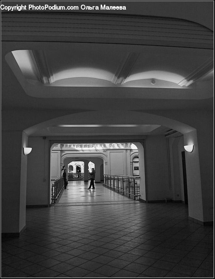 Corridor, Floor, Flooring, Architecture, Subway, Train, Train Station