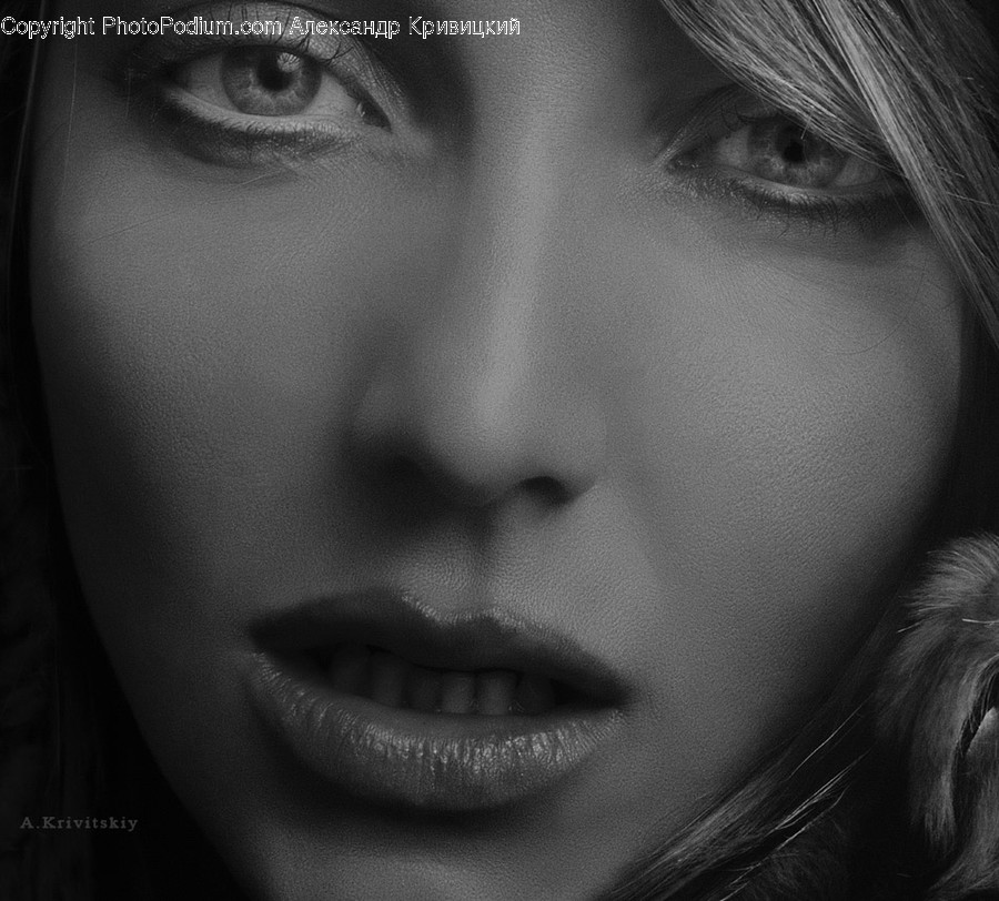 Human, Person, Face, Head, Lip