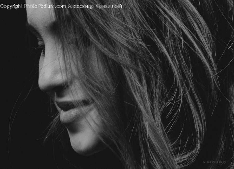 Human, Face, Person, Smile, Hair