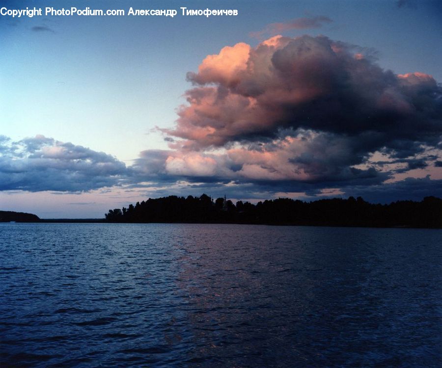Cloud, Cumulus, Sky, Azure Sky, Outdoors, Sea, Water
