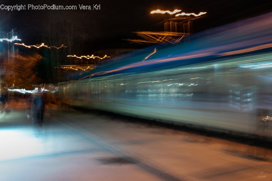 Train, Transportation, Vehicle, Lighting, Terminal