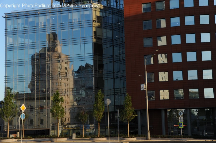 Office Building, Building, Urban, City, Town