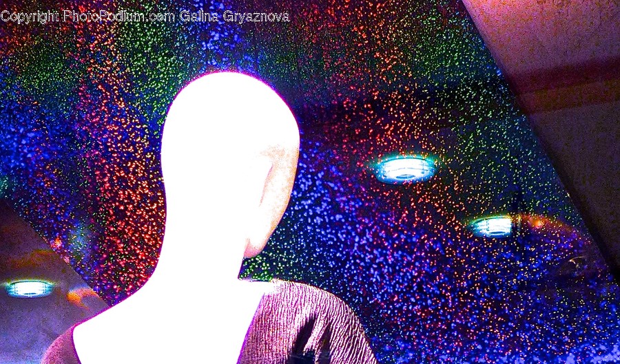 Art, Modern Art, Graphics, Crowd, Light