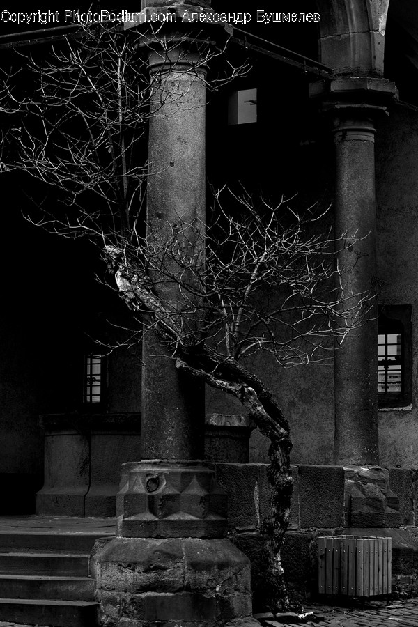 Building, Architecture, Cross, Symbol, Pillar