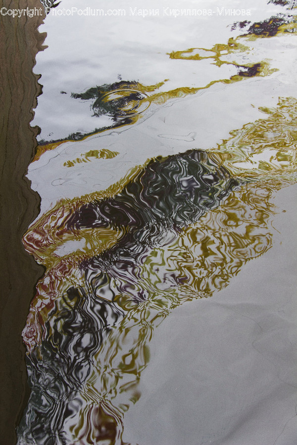 Water, Outdoors, Ripple, Art, Painting