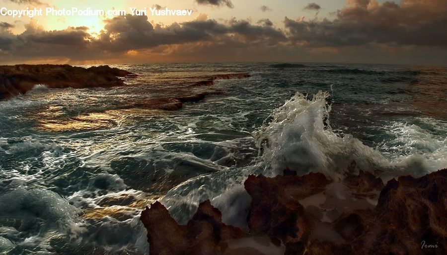 Outdoors, Sea, Sea Waves, Water, Coast, Ocean, Canyon