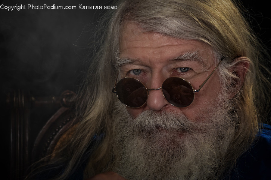 Face, Human, Person, Beard, Sunglasses