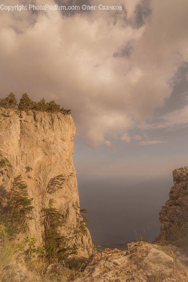 Outdoors, Cliff, Nature, Weather, Mesa