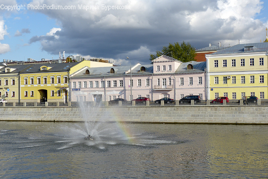Water, Fountain, Automobile, Car, Vehicle