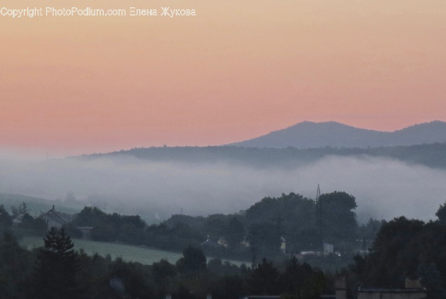 Nature, Outdoors, Weather, Fog, Mist