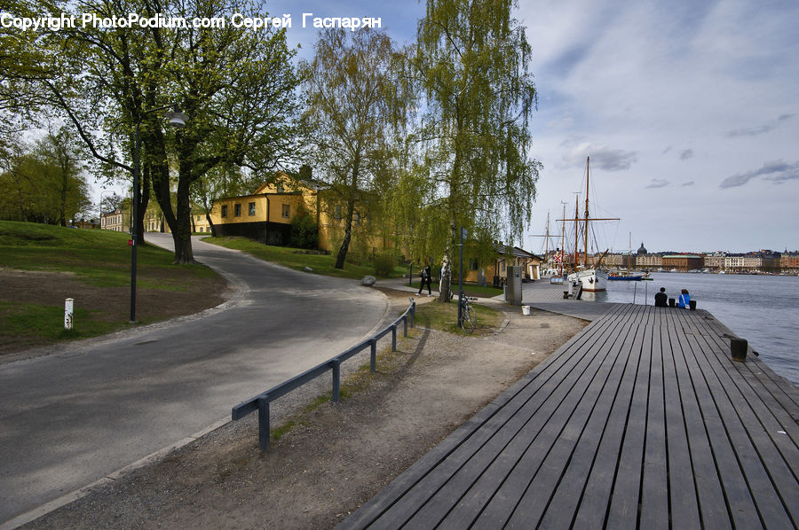 Boardwalk, Deck, Path, Sidewalk, Walkway, Dock, Landing