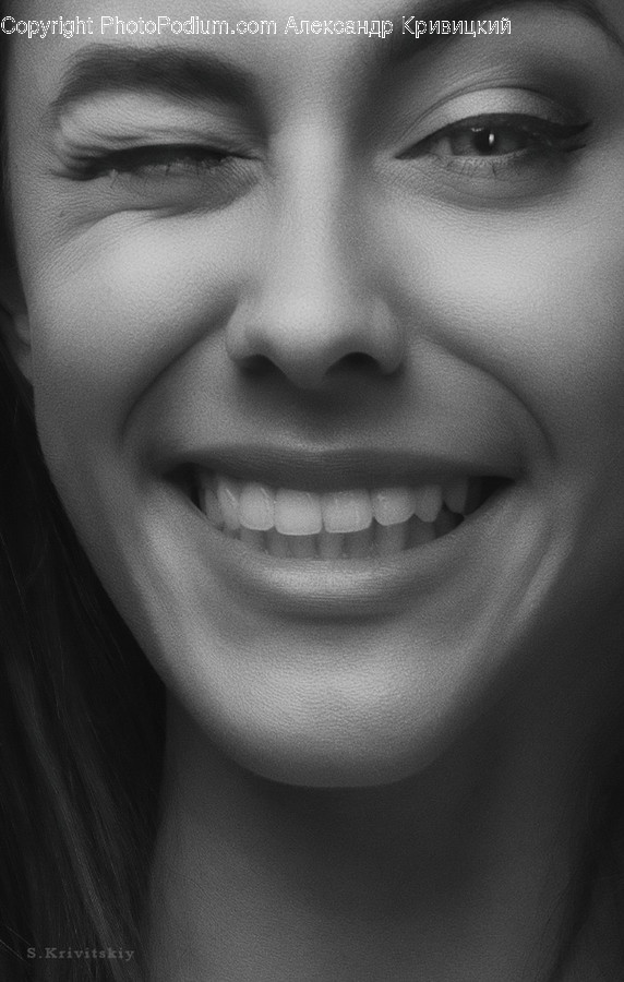 Person, Face, Human, Smile, Lip