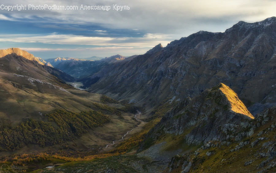 Outdoors, Nature, Mountain, Slope, Mountain Range