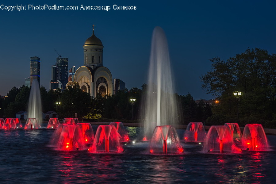 Water, Fountain, Transportation, Boat, Vehicle