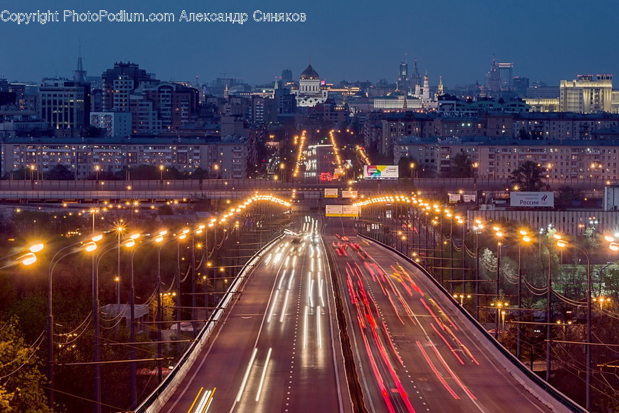 Road, Freeway, Highway, Overpass, Tarmac