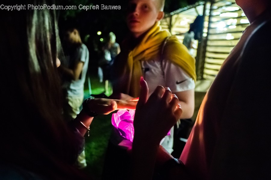 Person, Human, Finger, Night Life, Club