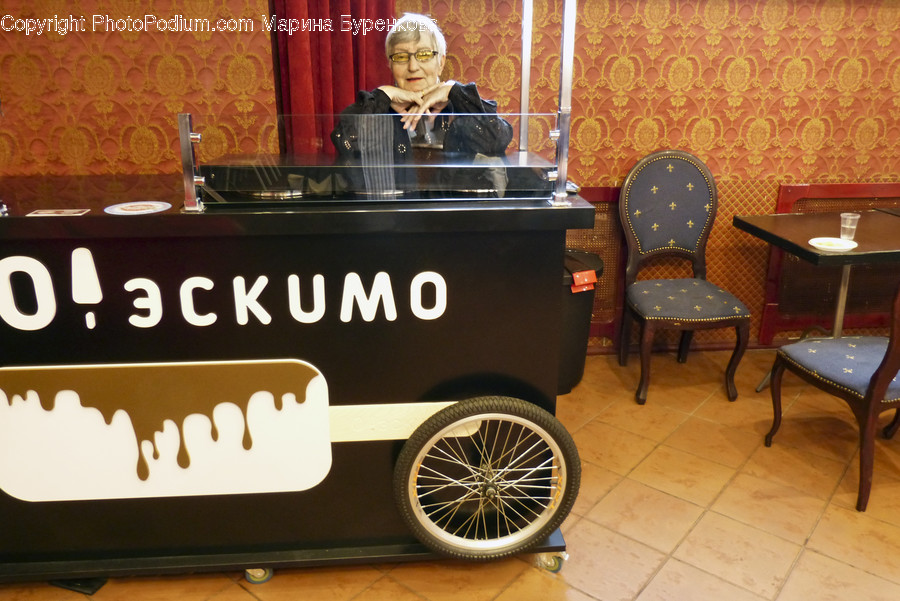 Furniture, Chair, Machine, Wheel, Person