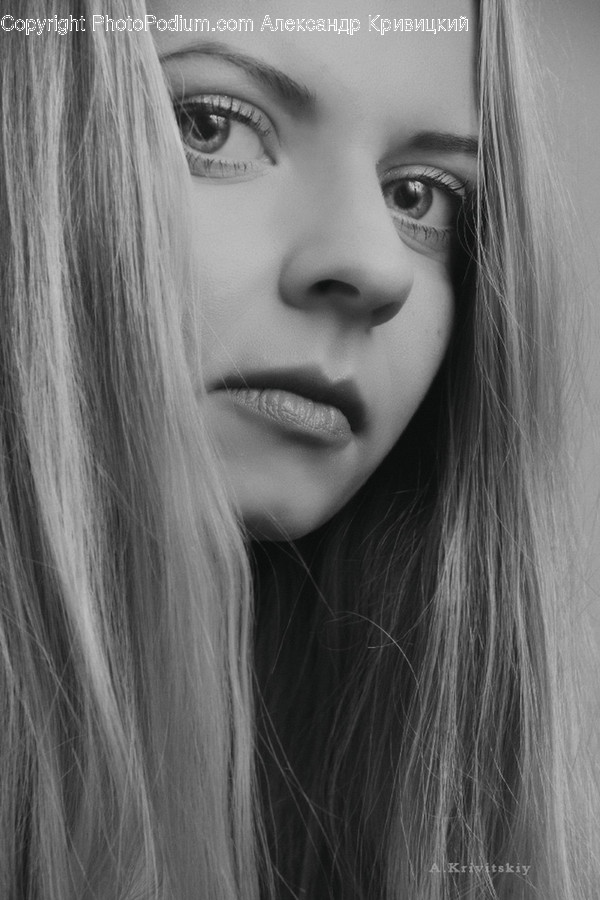 Face, Person, Human, Female, Lip