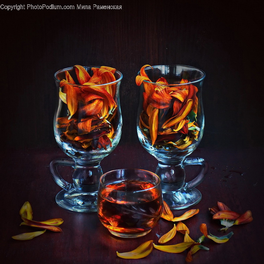 Glass, Goblet, Plant