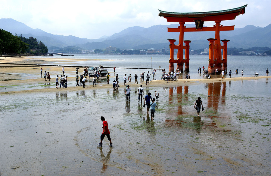 Human, Person, Gate, Torii