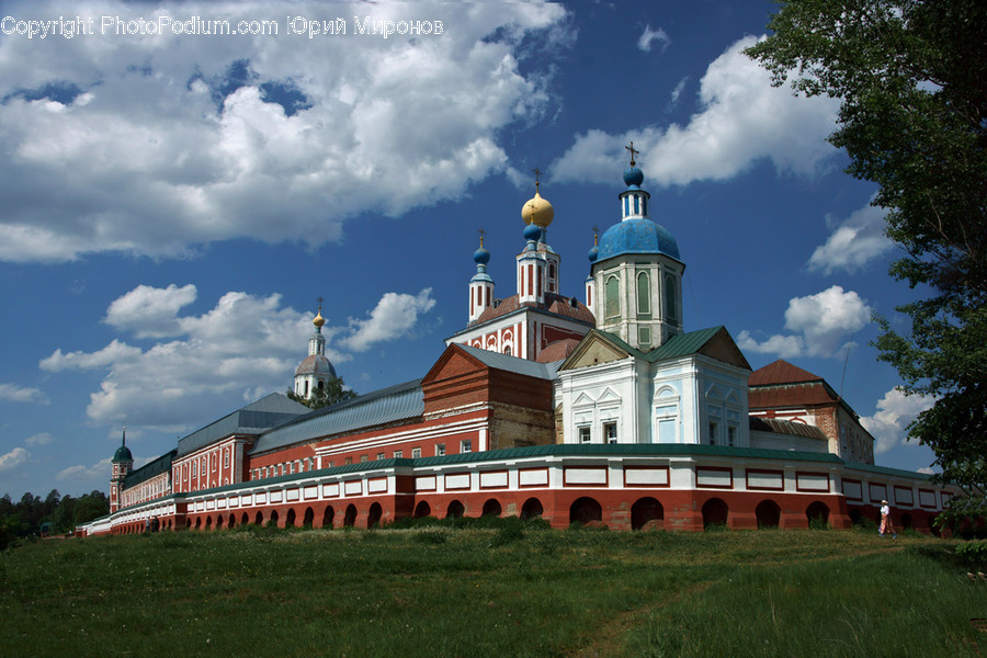 Building, Dome, Architecture, Grass, Plant