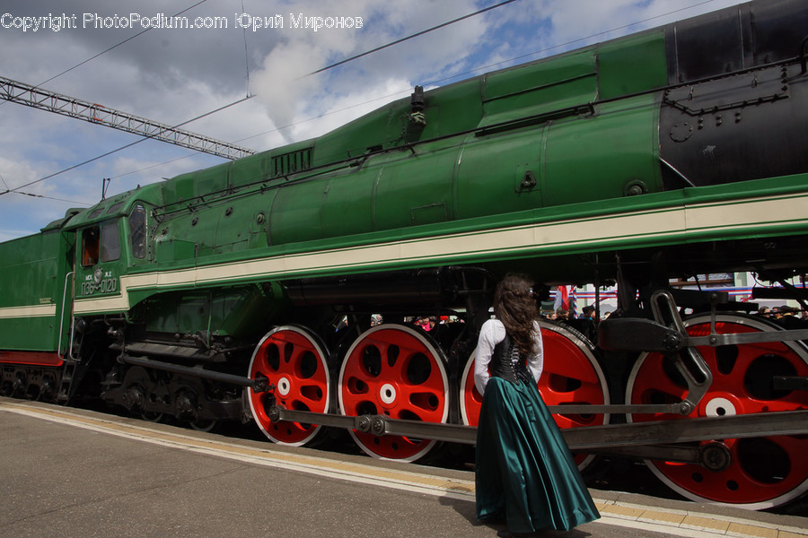 Machine, Wheel, Vehicle, Transportation, Train
