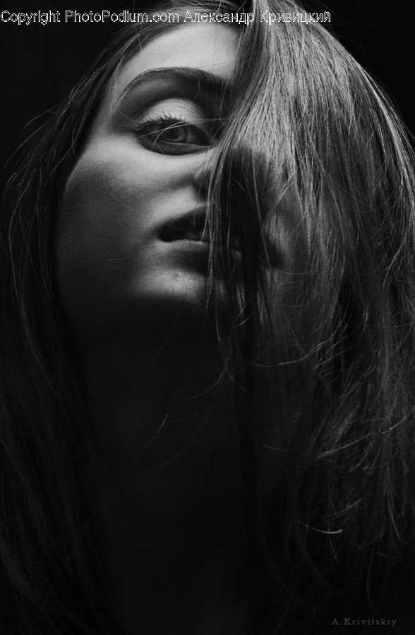 Person, Human, Face, Female, Hair