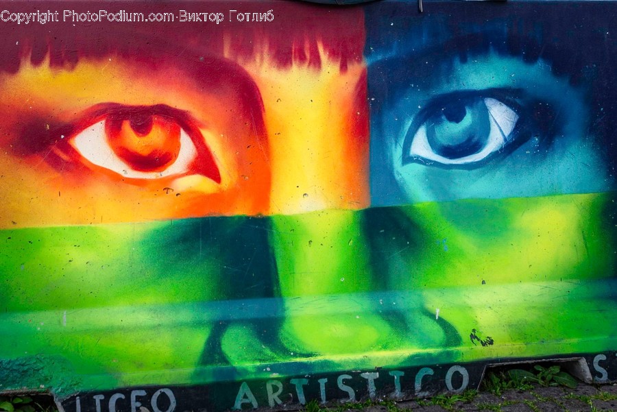 Art, Modern Art, Painting, Mural