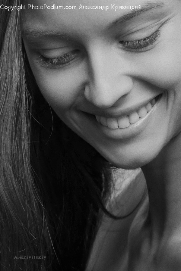 Person, Face, Human, Smile, Dimples