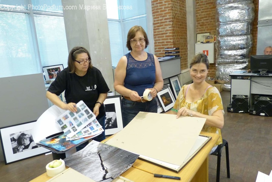 Human, Person, Furniture, Table, Desk